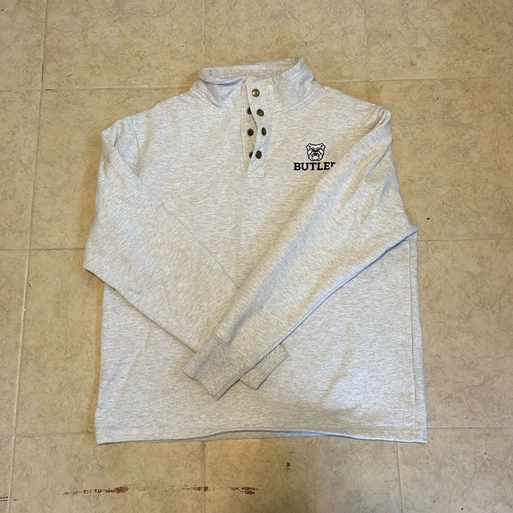 Women’s Butler League 1/4 Snap‎ Thick Long Sleeve Shirt Large